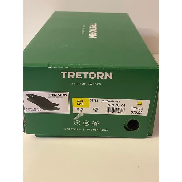 NIB NYLITE PLUS CANVAS WHITE SIZE 9 - Picture 7 of 10